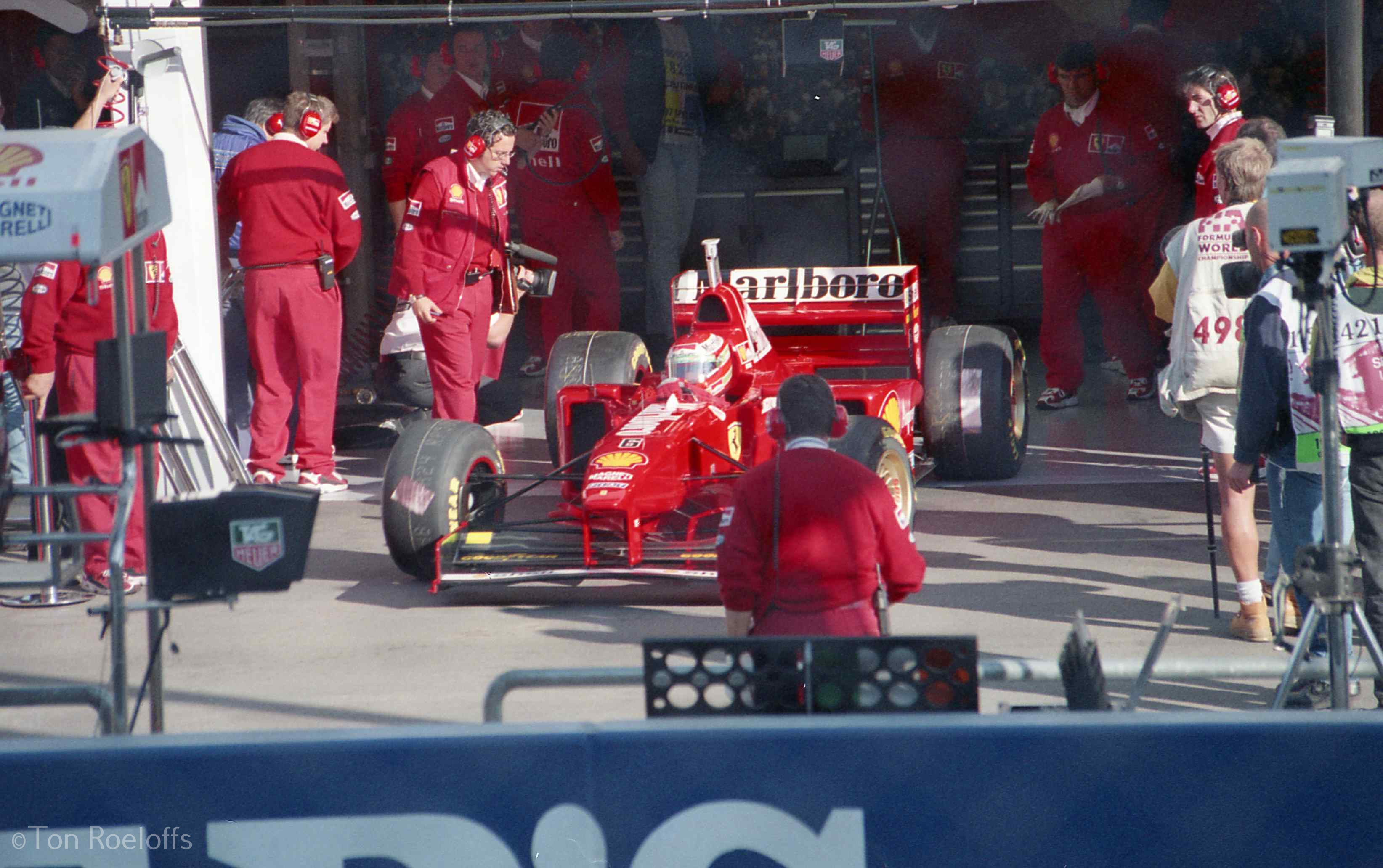 Verstappen pitbox